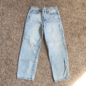 old navy high rise loose jeans